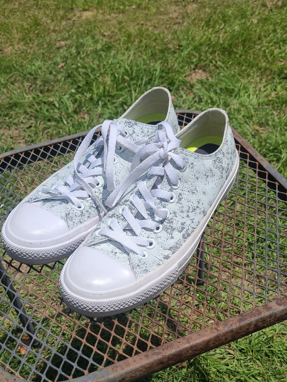 Converse Chuck Taylor All-Star Reflective White And Silver Size 10.5 Womens
